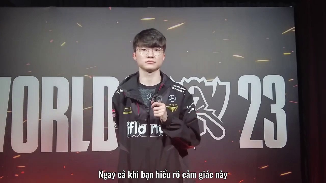 [VIETSUB] Phỏng Vấn Của Faker - T1 at Worlds