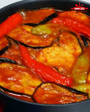 مرق الباذنجان العراقي بطريقتي مسقعة او تبسي باذنجان بدون لحم ولا دجاج وسر الصوص الشهي اللذيذ مع رباح محمد