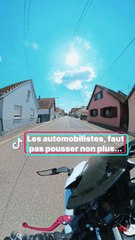 D'accord, nous avons un petit gabarit par contre frôler autant un trottoir c'est dangereux pour nous...