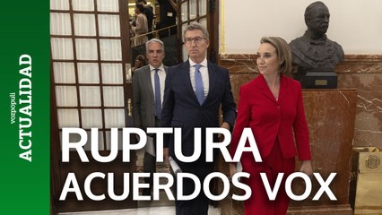 Feijóo sobre ruptura con Vox: "Lo que me preocupa es ser coherente con lo que uno piensa"