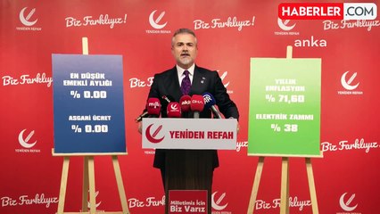 YRP Genel Başkan Yardımcısı Suat Kılıç, TÜİK'in enflasyon açıklamalarını eleştirdi