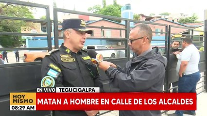 Le quitan la vida a hombre en Calle Los Alcaldes, Teguicgalpa