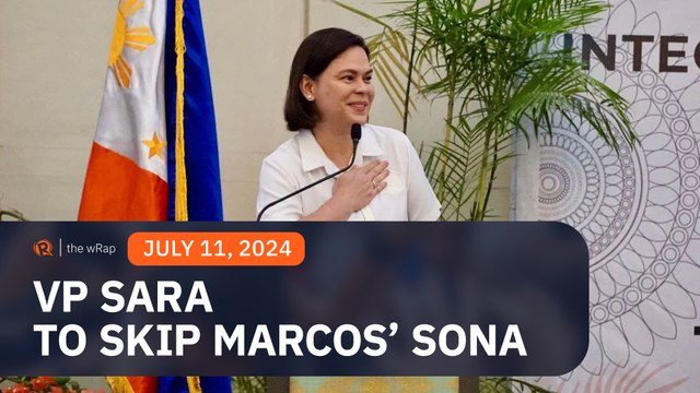 Designated survivor? Sara Duterte to skip Marcos’ 3rd SONA