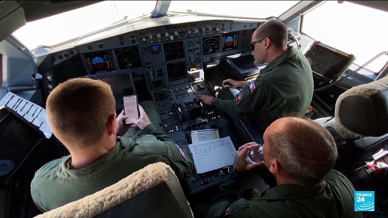 French air force rehearses Bastille Day parade above Paris