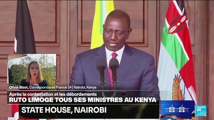 Le président kenyan limoge la quasi-totalité du gouvernement : "Une énorme victoire pour les jeunes"
