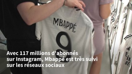 A Madrid, les fans peuvent s'offrir le maillot officiel de Mbappé