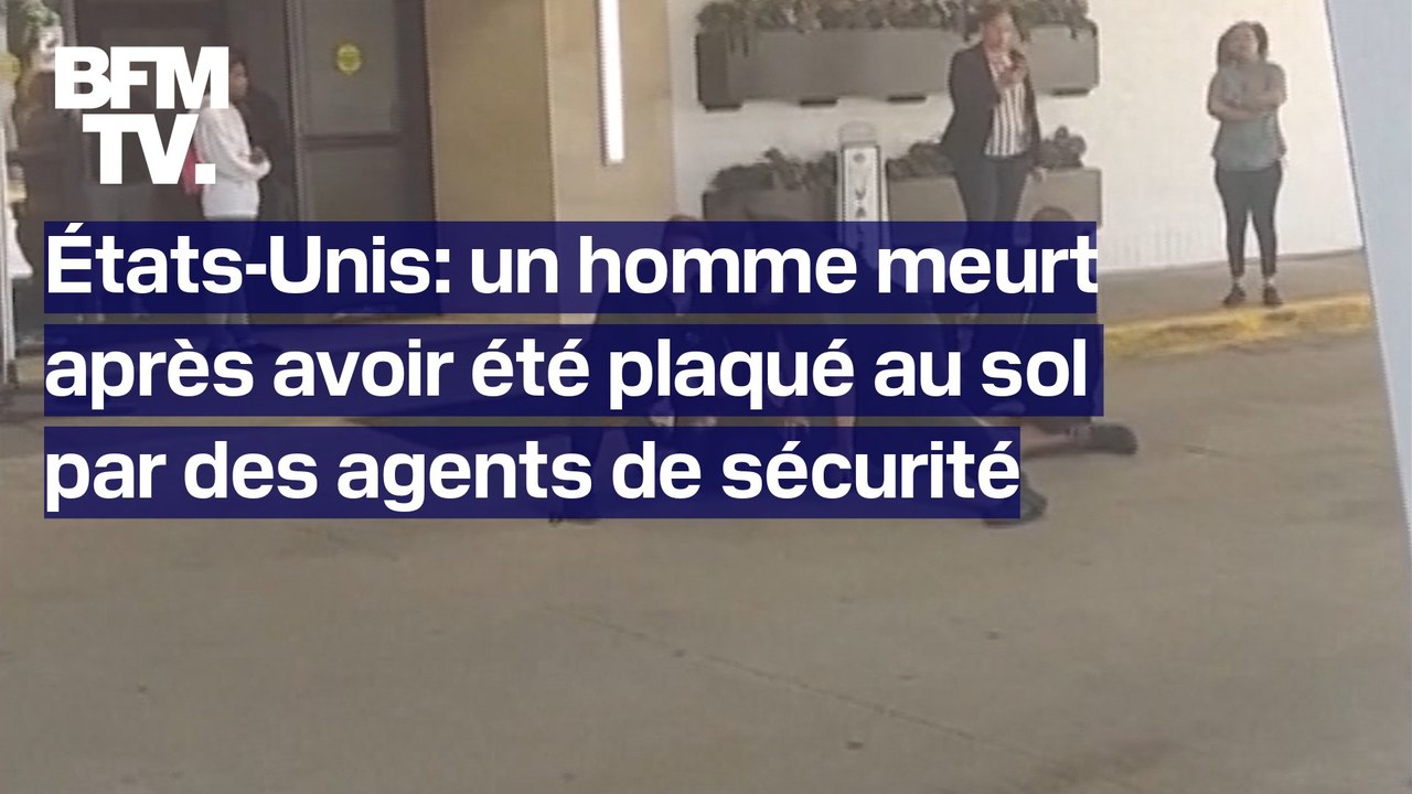 Aux États-Unis, un homme noir meurt après avoir été plaqué au sol par des agents de sécurité