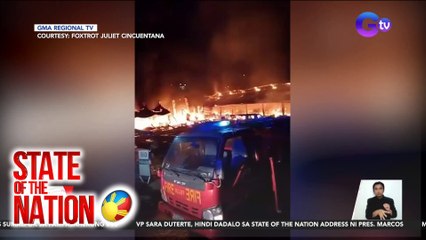 Mahigit 80 stall sa palengke, nasunog | SONA