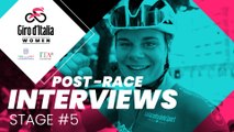 Giro d'Italia Women 2024 | Stage 5: post-race interviews