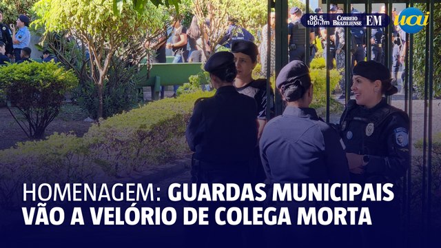Guardas municipais lotam velório de colega morta no Arrudas