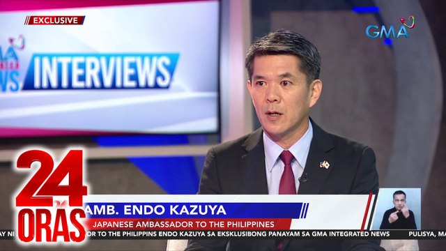 24 Oras: (Part 2) Amb. Endo sa GMA Network; ika-8 anibersaryo ng 2016 Arbitral Ruling; pag-aresto sa kumadronang sangkot sa abortion; lagay ng panahon ngayong weekend; pa-thank you ng team BarDa, atbp.