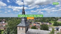 L'église au milieu du village : Thisnes