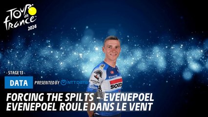 Forcing the splits - Evenepoel  - Tour de France 2024