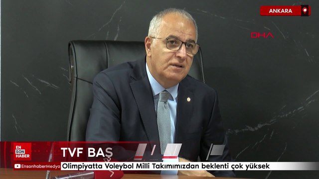 TVF Başkanı Üstündağ: Olimpiyatta Voleybol Milli Takımımızdan beklenti çok yüksek