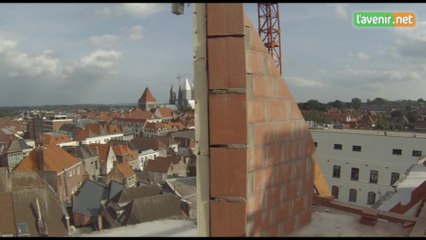 Le chantier de construction de Sainte-Marguerite en 2014