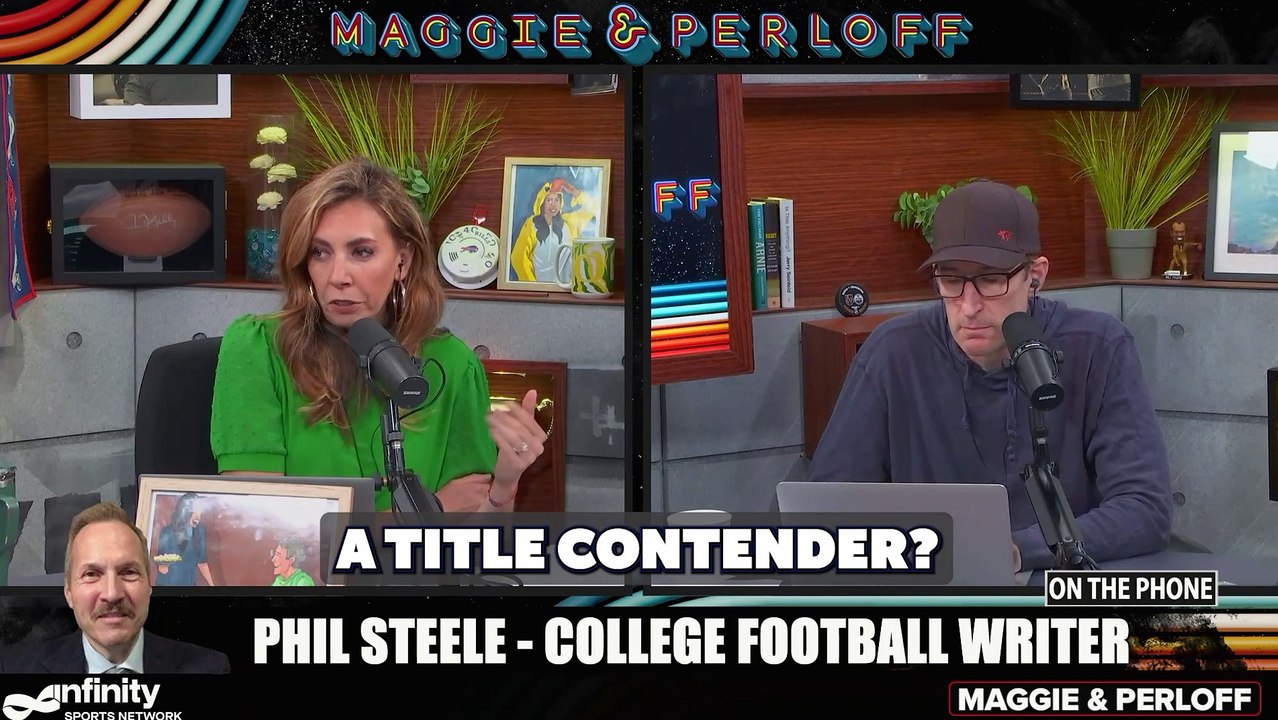 Phil Steele on Notre Dame: "No doubt, Notre Dame clearly makes the playoff this year... they're a national title contender!"