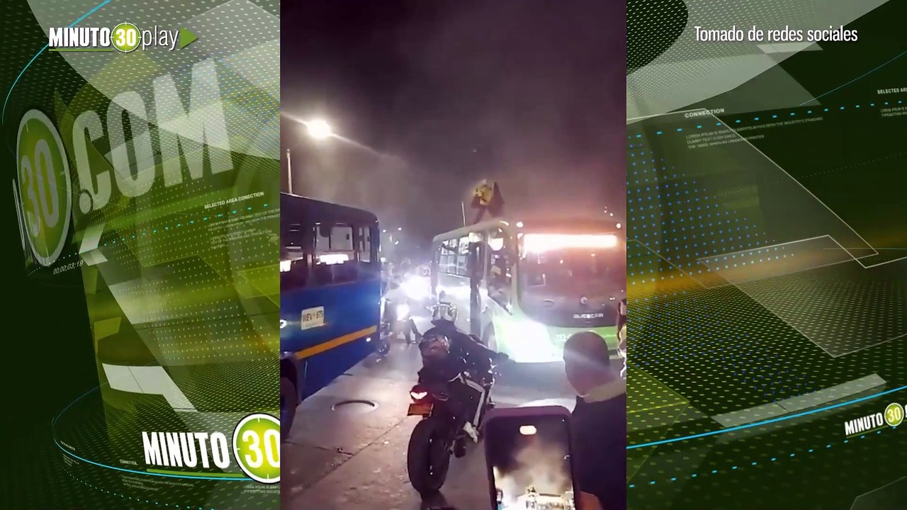Celebración o vandalismo Al menos 29 buses del Transmilenio fueron dañados 