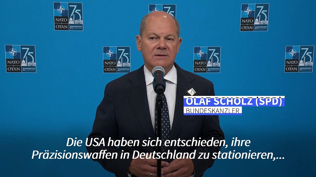 Scholz verteidigt 'sehr gute Entscheidung' zu US-Marschflugkörpern