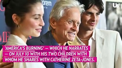 Michael Douglas Makes Rare Red Carpet Appearance With His and Catherine Zeta-Jones’ 2 Children