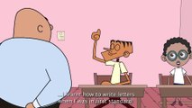 Suppandi Learning English _ Funny English Class _ Animated Story - Cartoon S_Full-HD