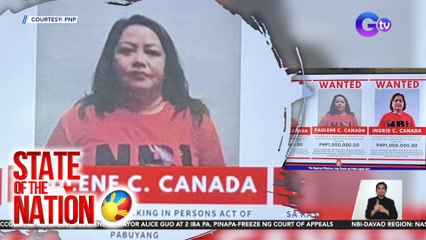 Paulene Canada na kapwa-akusado ni Pastor Quiboloy, naaresto na | SONA