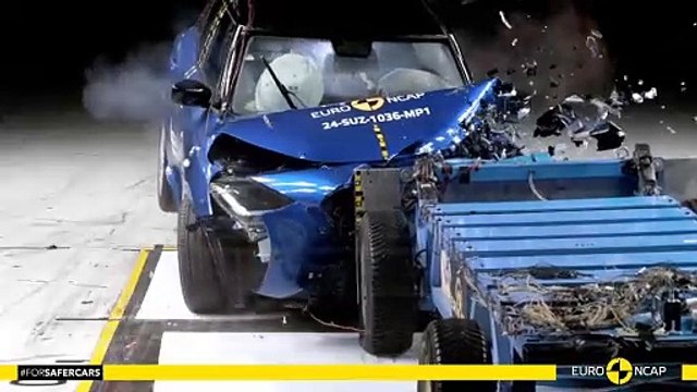 La citadine Suzuki Swift obtient trois étoiles sur cinq possibles aux crash-tests Euro NCAP 2024