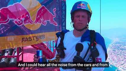 Jaan Roose makes slackline history in Italy