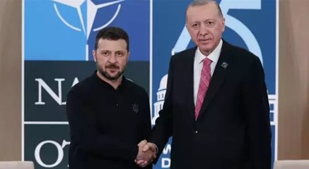 Cumhurbaşkanı Erdoğan, Ukrayna Devlet Başkanı Zelenskiy ile bir araya geldi