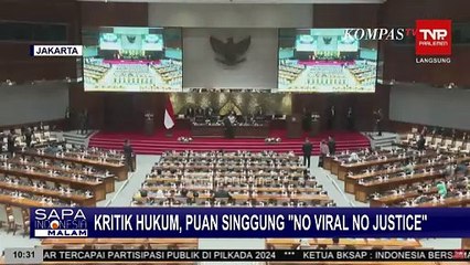 Kritik Penegakan Hukum, Puan Singgung Fenomena No Viral No Justice di Rapat Paripurna DPR