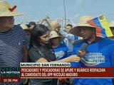 Apure | Pescadores participaron en caravana fluvial en respaldo al candidato Nicolás Maduro