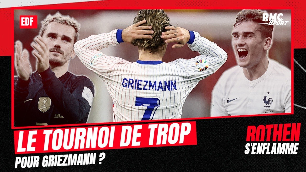 Faites entrer l'accusé : "Griezmann est moyen depuis 3 compétitions", assure Rothen