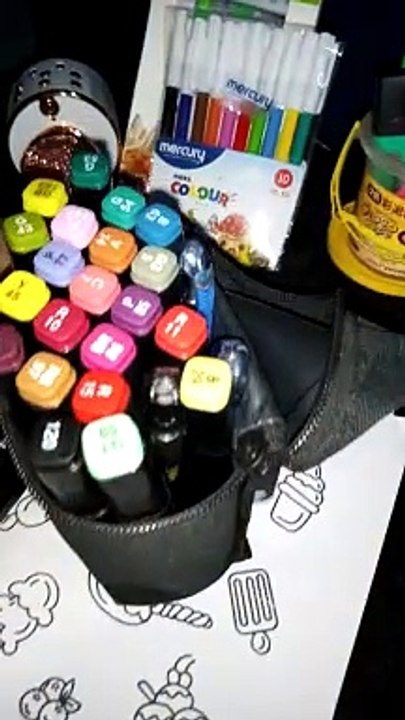 ASMR coloring popsicle 