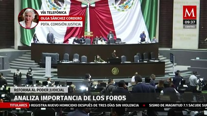 "Hay grandes problemas que resolver con esta reforma": Olga Sánchez Cordero sobre Foros al PJ