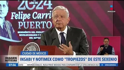 López Obrador admite que la creación del INSABI fue uno de los errores de su administración