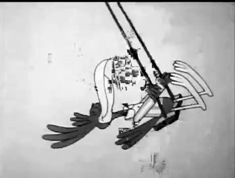 1960s Cocoa Puffs cereal TV commercial - Cuckoo Bird swinging on a swing