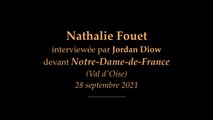 Nathalie Fouet interviewée devant NOTRE DAME DE FRANCE {Foi, Dieu, EMI, Spiritualité, Catholicisme}
