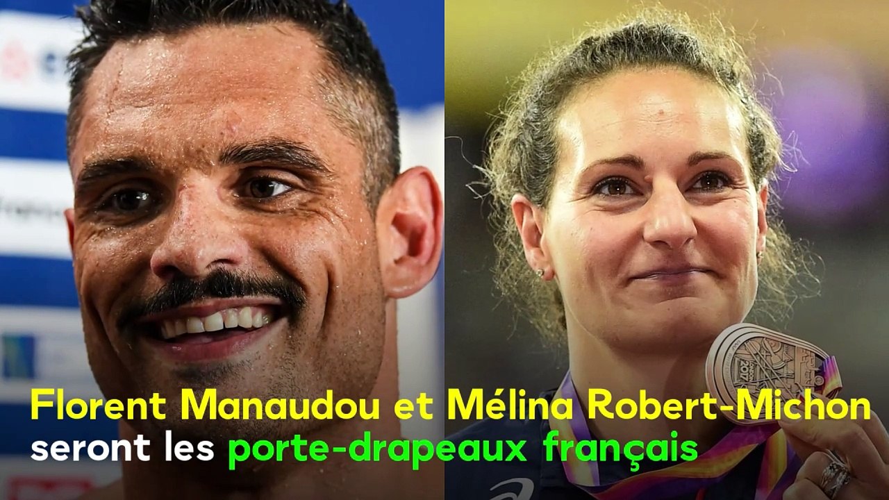 VOICI : Jeux Olympiques : Florent Manaudou et Mélina Robert-Michon seront les porte-drapeaux français