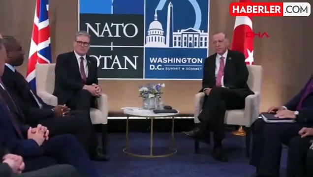 Cumhurbaşkanı Erdoğan, İngiltere Başbakanı Starmer ile görüştü
