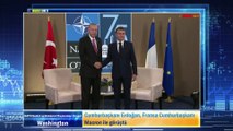 Cumhurbaşkanı Erdoğan, Fransa Cumhurbaşkanı Macron ile görüştü