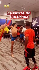 La fiesta de Colombia tras clasificarse para la final