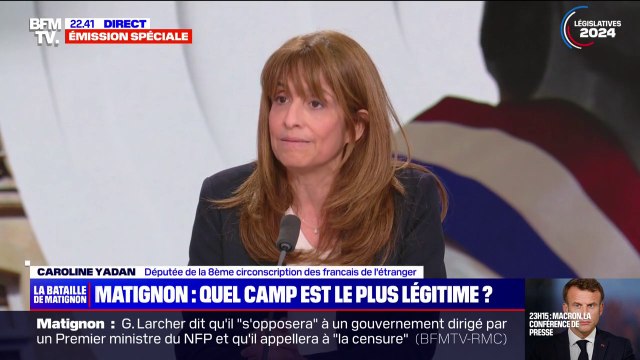 Caroline Yadan (Renaissance): S'il y a des ministres issus de la France insoumise, alors il y aura une motion de censure