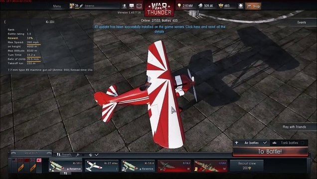 War Thunder Patch 1.43 released! Quick look at Patch Notes!