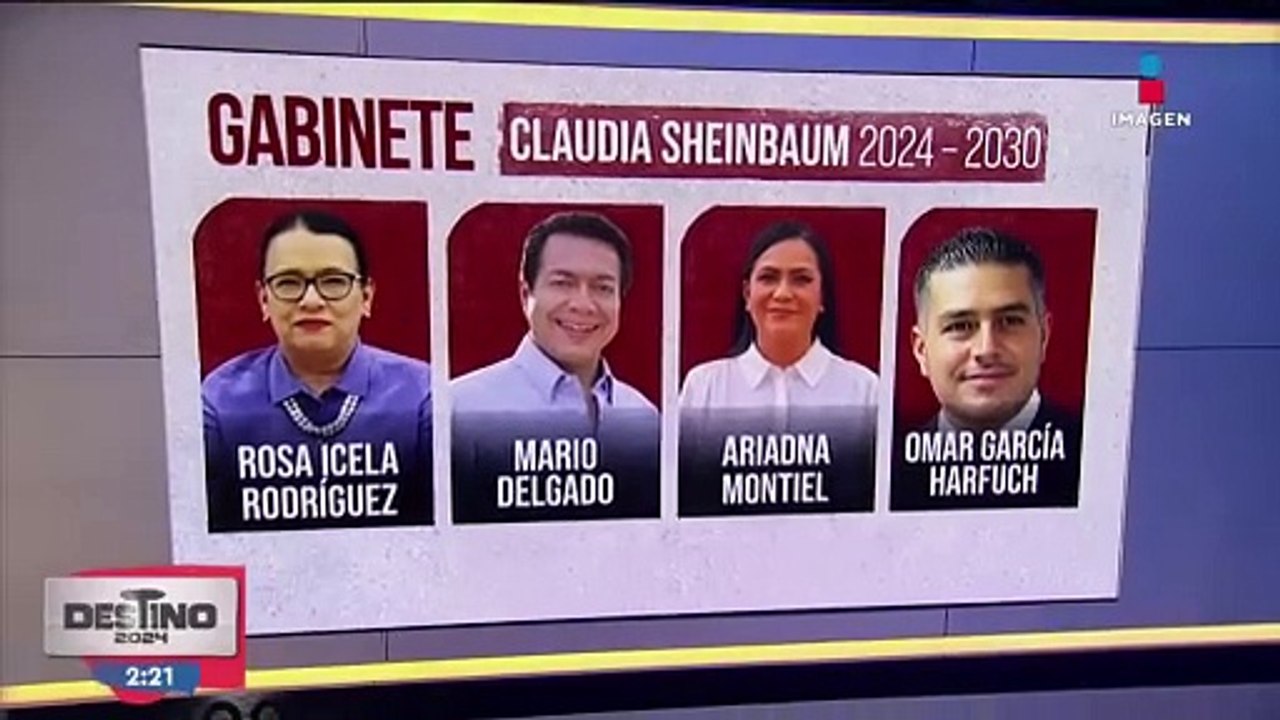 Así va conformado el gabinete de la virtual presidenta electa, Claudia Sheinbaum