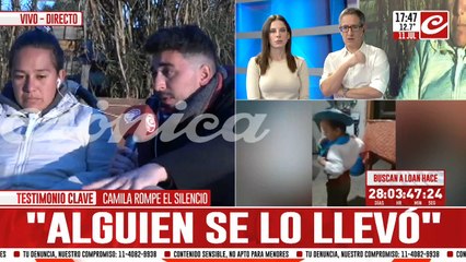 Camila en Crónica:  "Cuándo nos sobraba algún peso, ayudabamos a otra gente"