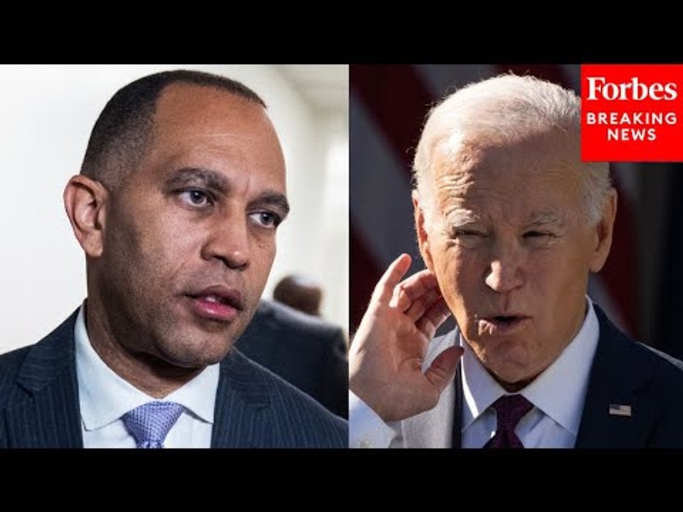 Hakeem Jeffries Asked Point Blank If Biden Is A Liability For Vulnerable House Democrats In Election