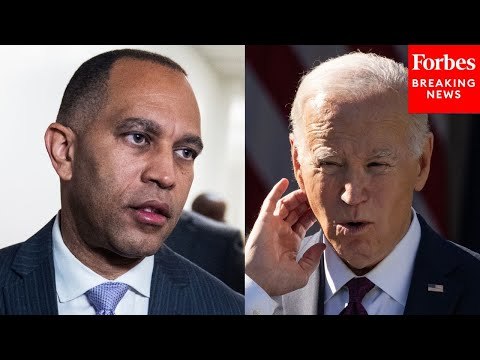 Hakeem Jeffries Asked Point Blank If Biden Is A Liability For Vulnerable House Democrats In Election