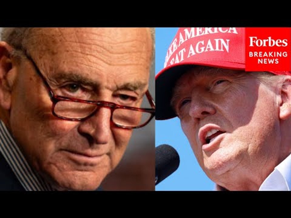 'It's Bone-Chilling, It's Un-American': Chuck Schumer Rails Against Trump 'Manifesto' Project 2025