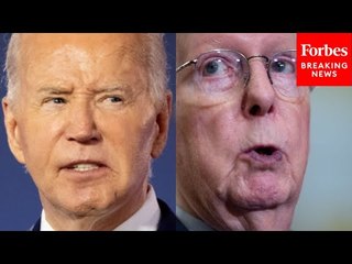 'Lit Money On Fire': Mitch McConnell Shreds 'Bidenomics' 'Spending Sprees'