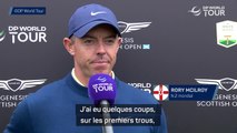 Scottish Open - Rory McIlroy satisfait du premier tour