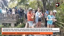 Cataratas del Iguazú: anunciaron proyectos de duplicación de pasarelas y de vías para aumentar capacidad de recepción de visitantes